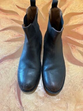 Frye Black Leather Chukka Boots